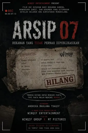 ARSIP 07: Rekaman Yang Tidak Pernah Dipublikasikan Film izle